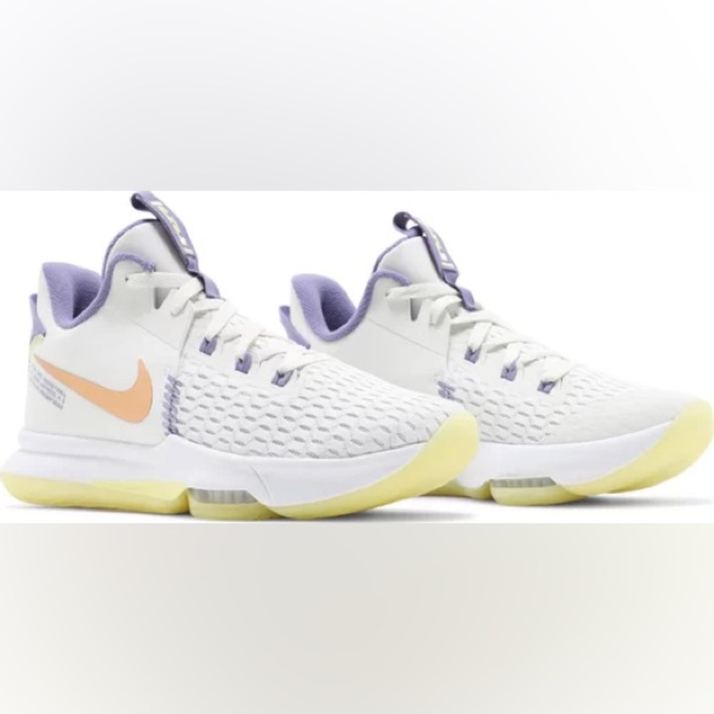 2021 Lebron Witness 5 Summit White Metallic Bronze